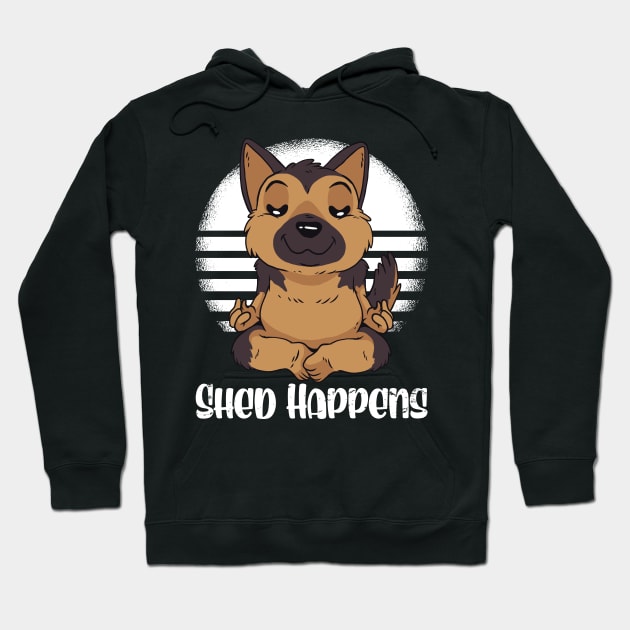 german shepherd Hoodie by JayD World